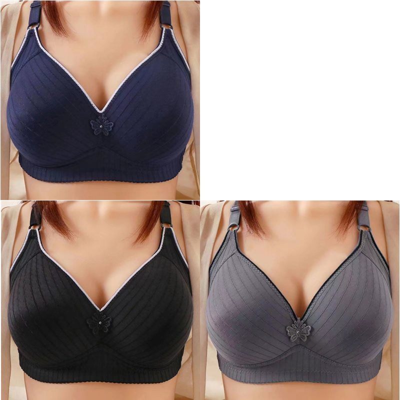 PLUS SIZE BRA COMFORT SOFT THIN BREATHABLE
