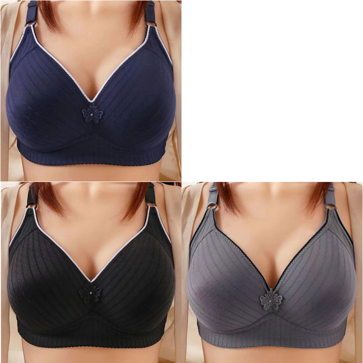 PLUS SIZE BRA COMFORT SOFT THIN BREATHABLE