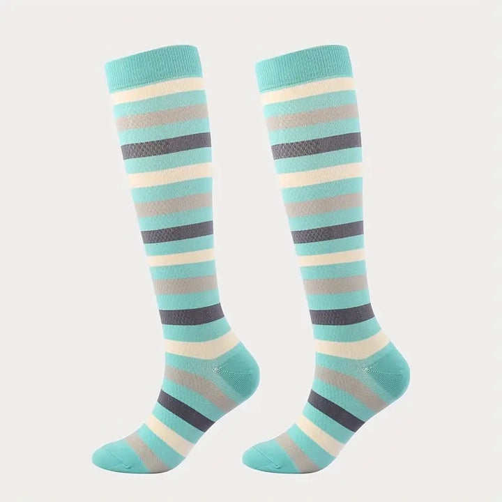 2023 Striped Compression Socks