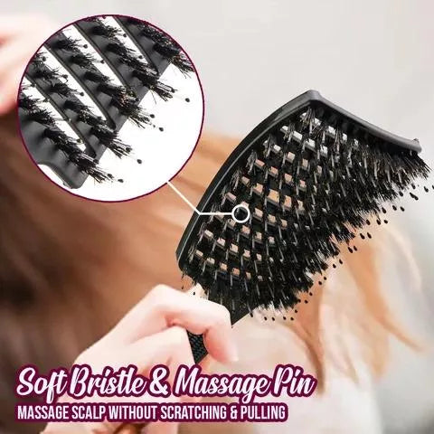 DETANGLER BRISTLE NYLON HAIRBRUSH（Buy 1 Free 1）