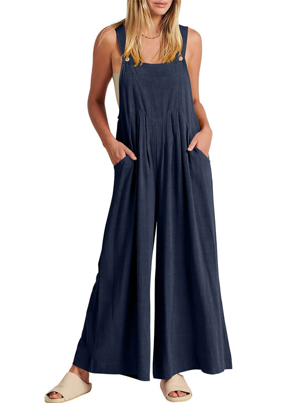  Overalls Sleeveless Jumpsuit