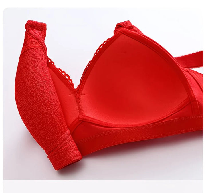 Lace plus size thin bra