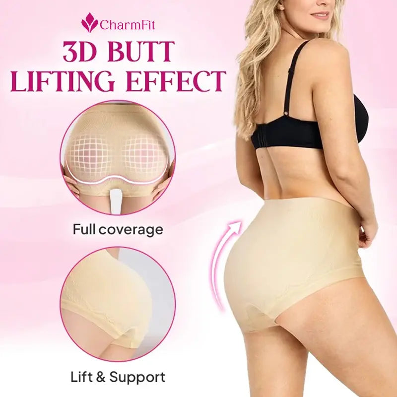 Leakproof High-Waist Tummy-Control Butt-Lifting Panties