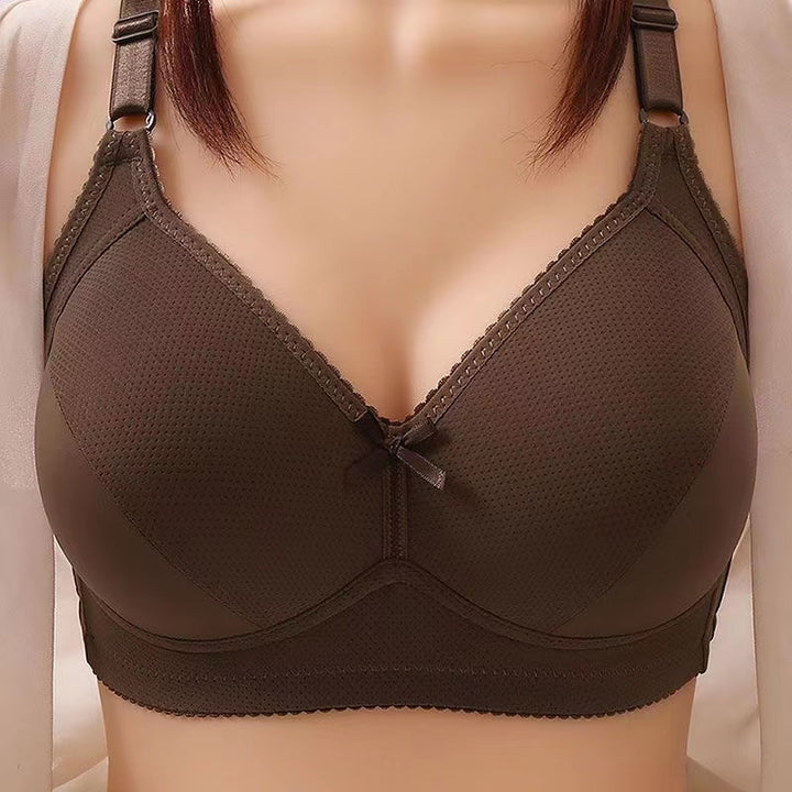 Plus size underwear bra Underwear Wire Free Comfort Soft Thin Breathable