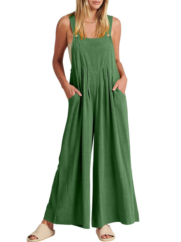  Overalls Sleeveless Jumpsuit