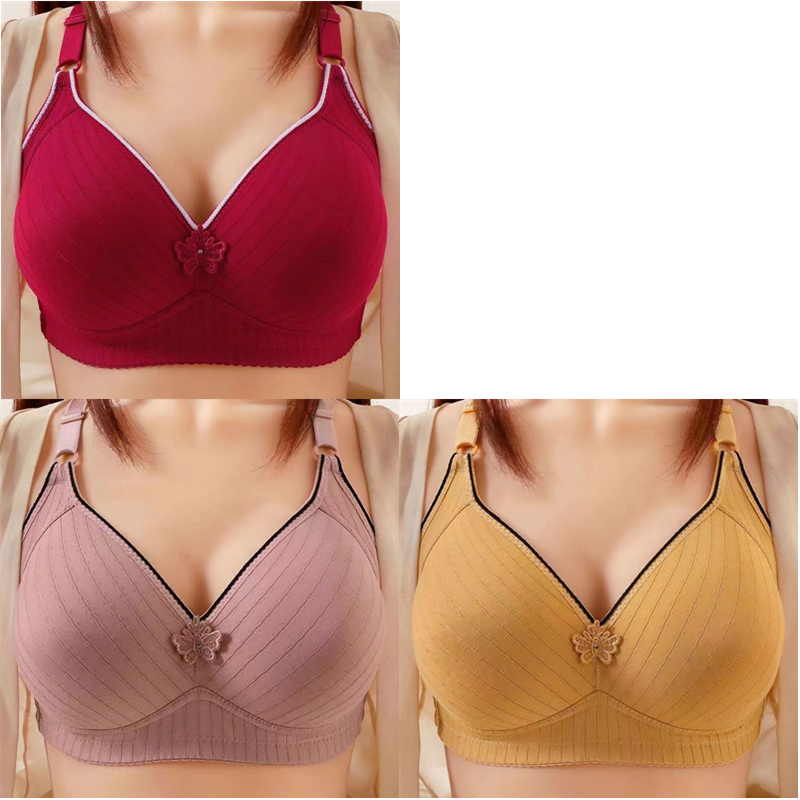 PLUS SIZE BRA COMFORT SOFT THIN BREATHABLE