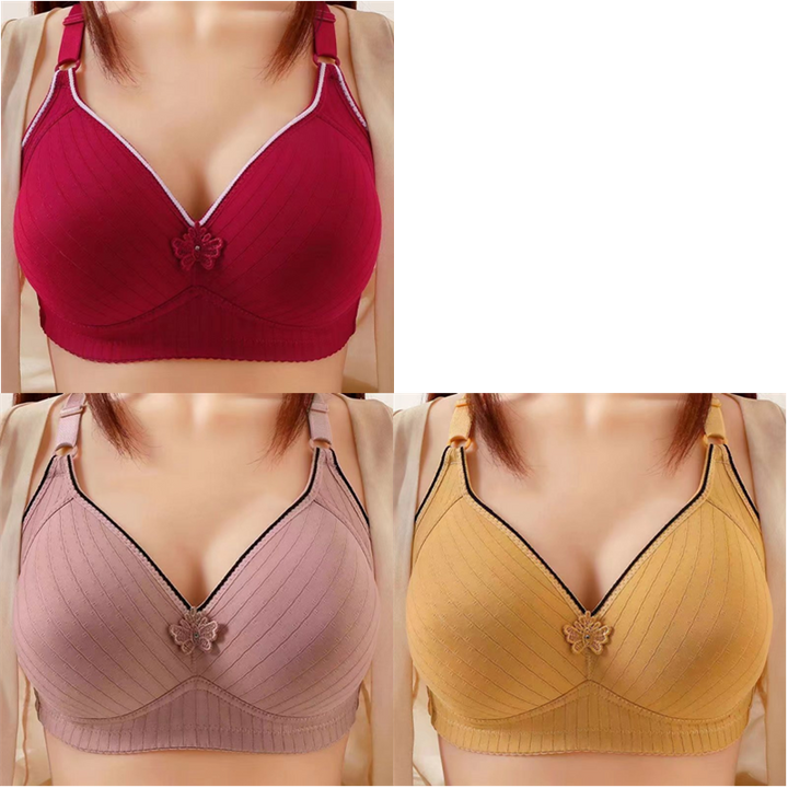 PLUS SIZE BRA COMFORT SOFT THIN BREATHABLE