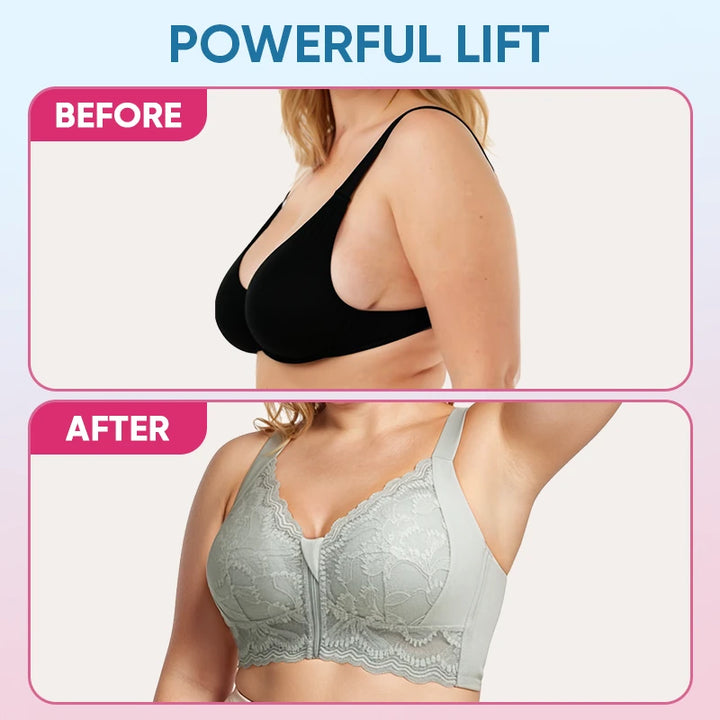 HOT SALE 70% OFF - Ultra Soft Front Zip Wireless Lifting Bra