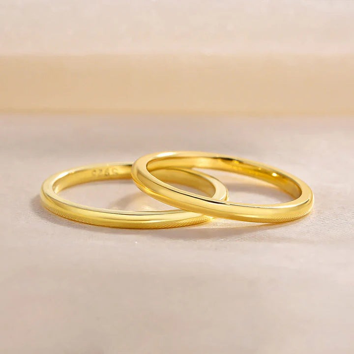 5PCS Stunning Wedding Band Set In Silver