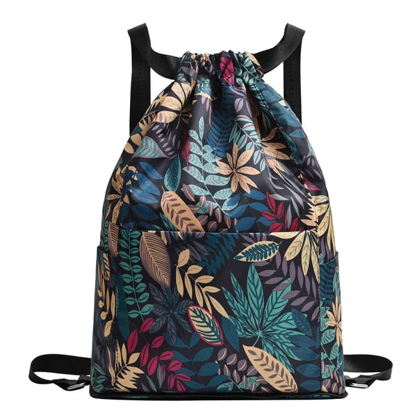Drawstring Foldable Large Capacity Dry wet Separation Travel Sports Backpack