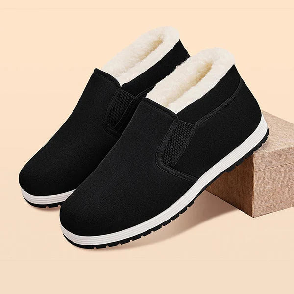 Unisex Anti-Slip Cotton Shoes, Super Warm with Faux Fur – Buy 2, Free Shipping