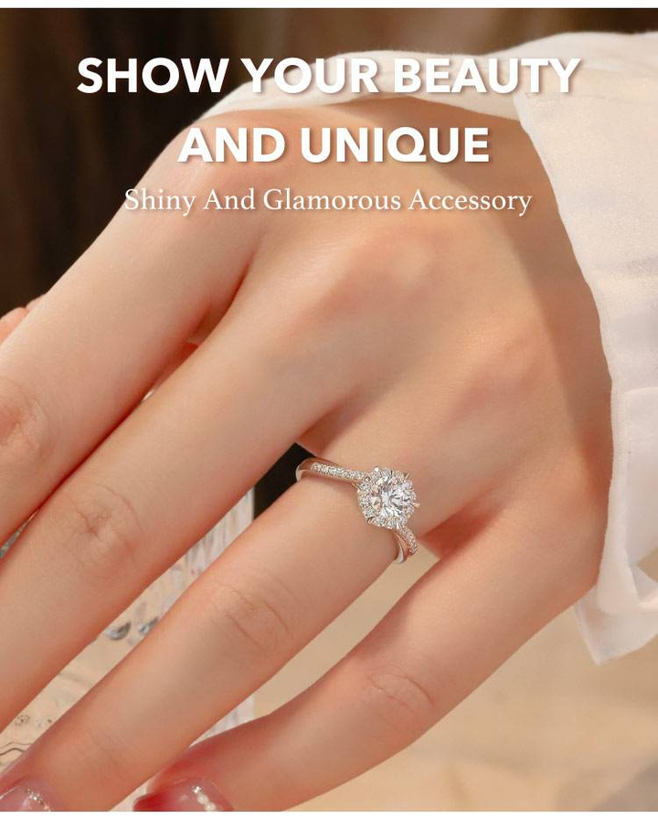 ADJUSTABLE DIAMOND ENGAGEMENT RING