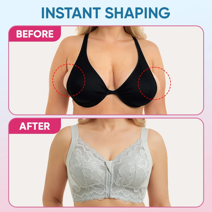 HOT SALE 70% OFF - Ultra Soft Front Zip Wireless Lifting Bra