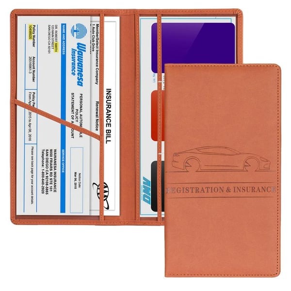 Car Registration Insurance Card Holder