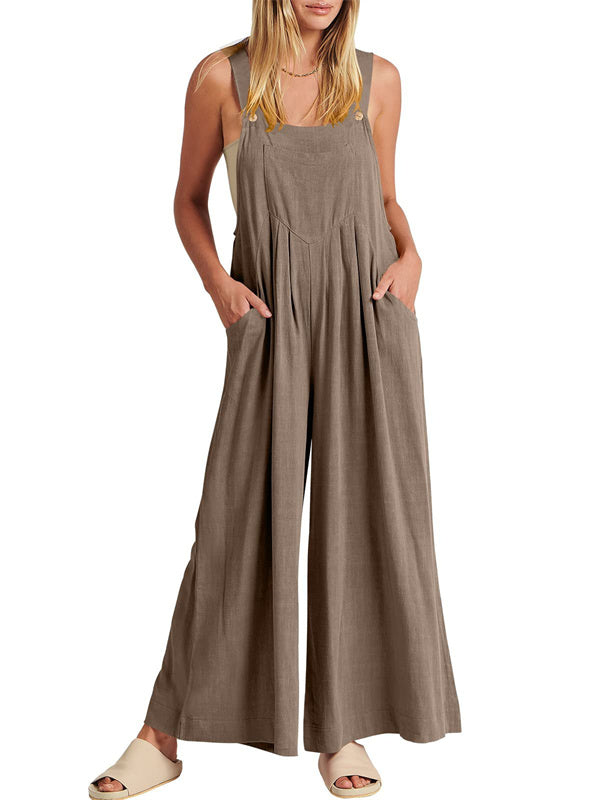  Overalls Sleeveless Jumpsuit