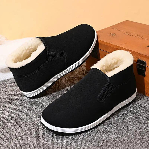 Unisex Anti-Slip Cotton Shoes, Super Warm with Faux Fur – Buy 2, Free Shipping