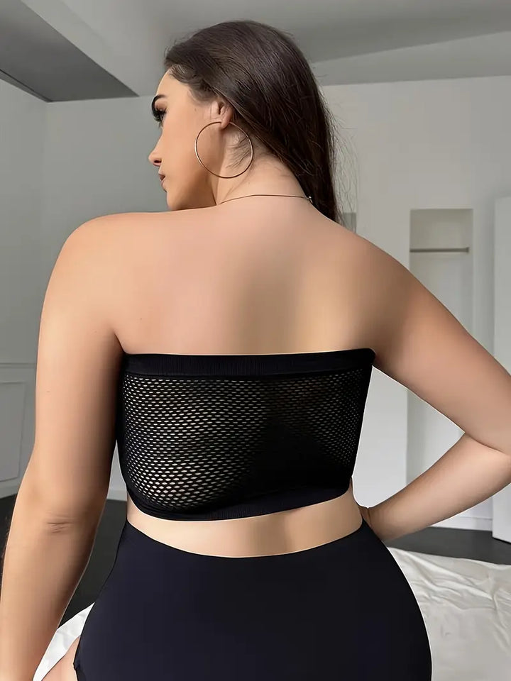 🔥👚Plus Size Strapless Front Buckle Breathable Bra