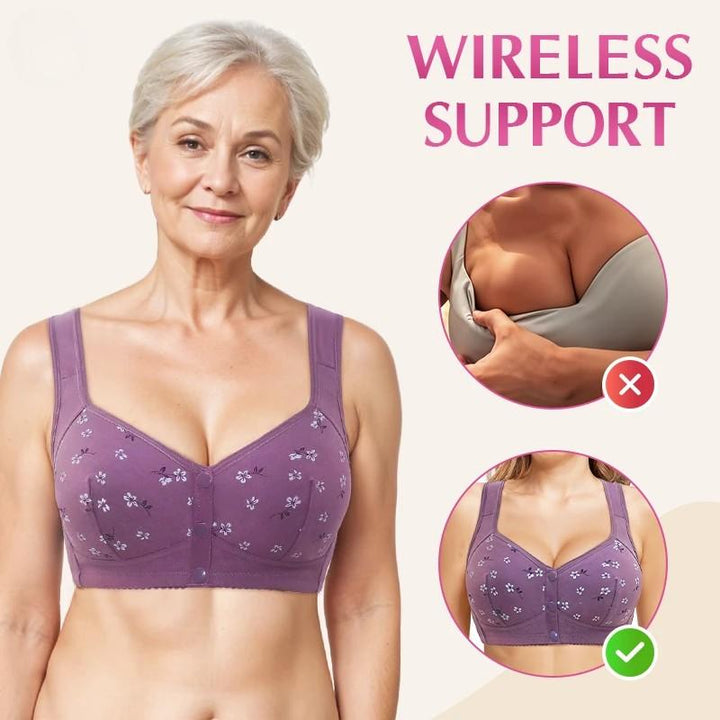 LAST DAY 50% OFF Comfortable-Convenient Front Button Bra