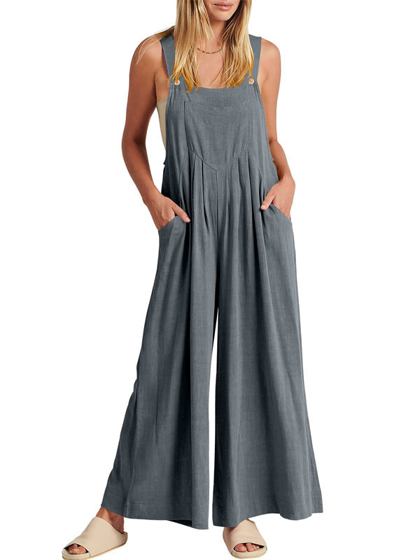  Overalls Sleeveless Jumpsuit