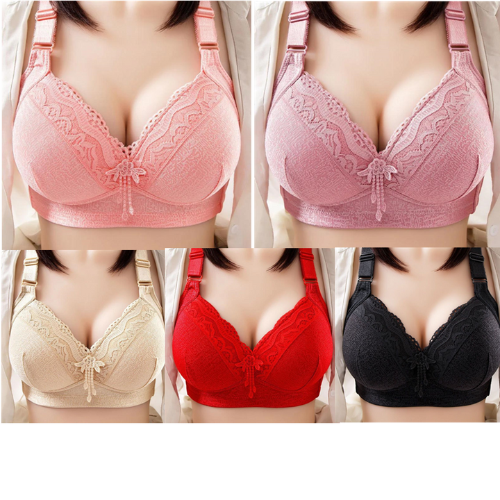 Lace plus size thin bra