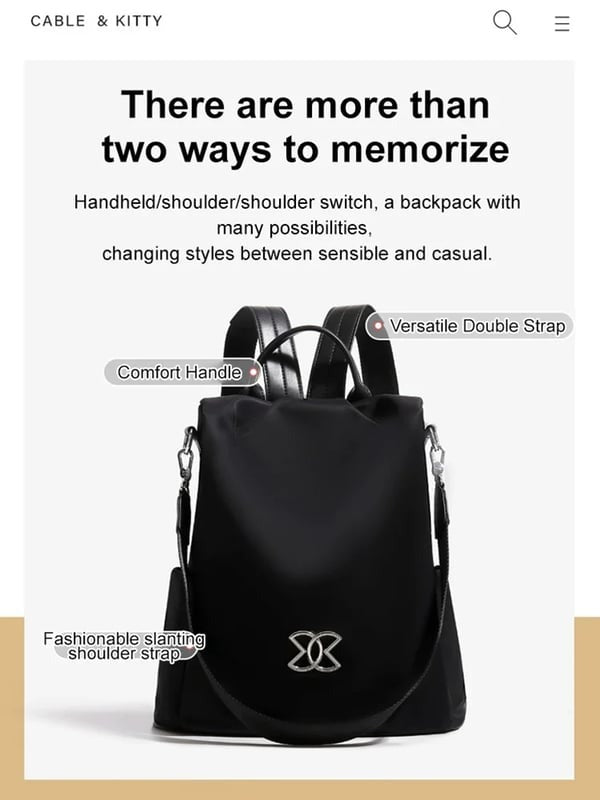 Anti Theft Large Capacity Backpack