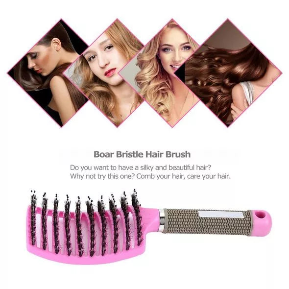 DETANGLER BRISTLE NYLON HAIRBRUSH（Buy 1 Free 1）