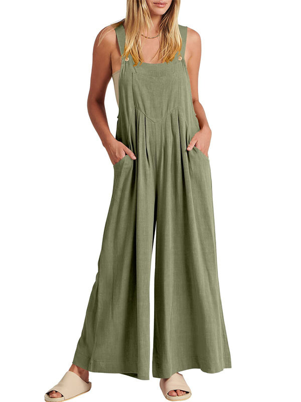  Overalls Sleeveless Jumpsuit