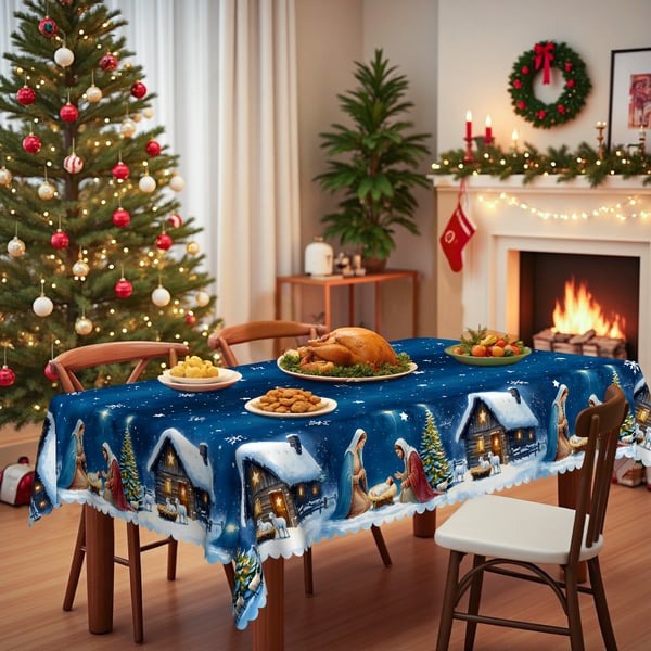 🔥Last Day 49% OFF✨Christmas Tablecloth