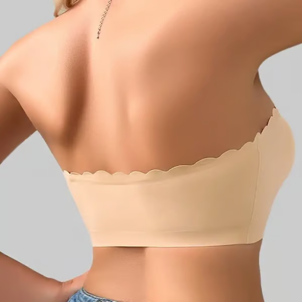 🔥❤️Seamless Front Closure Strapless Bandeau Bra