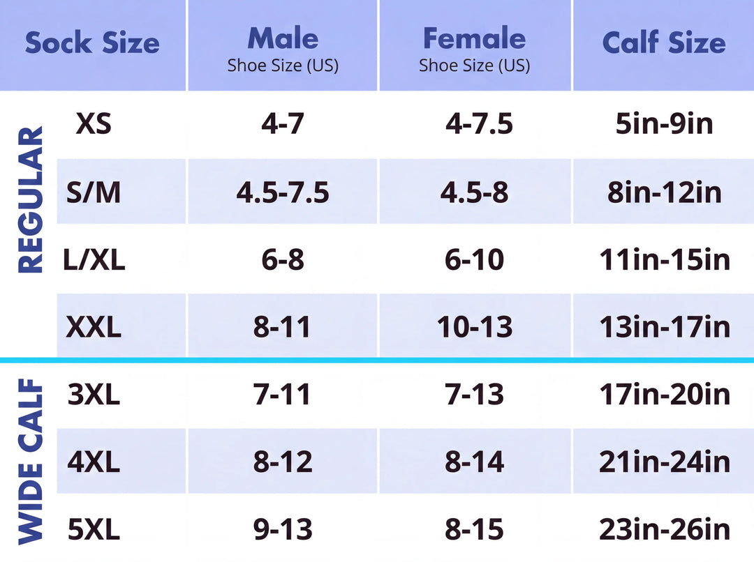 Premium Wide Compression Socks