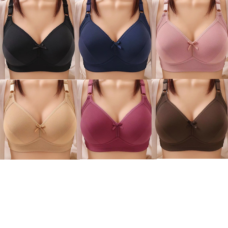 Plus size underwear bra Comfort Soft Thin Breathable