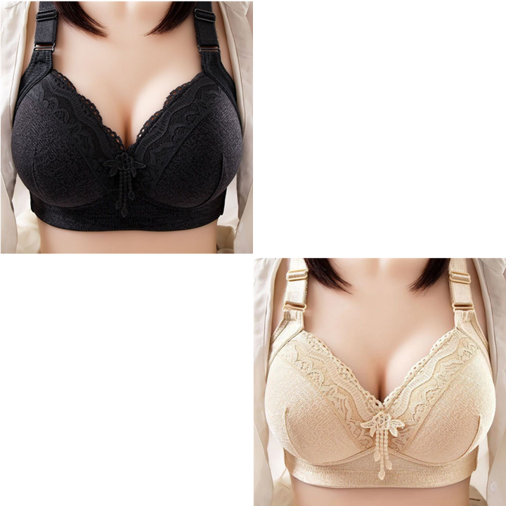 Lace plus size thin bra