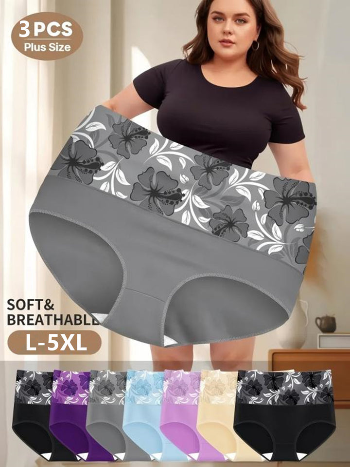 Cotton High Waist Abdominal Slimming Hygroscopic Antibacterial Panties