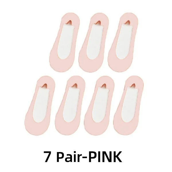 2022 Invisible Non-slip Ice Silk Socks