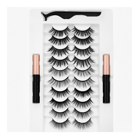 2022 MAGNETIC WATERPROOF EYELASHES SET