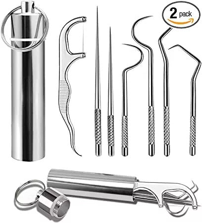 Stainless Steel Toothpick Set 7pcs
