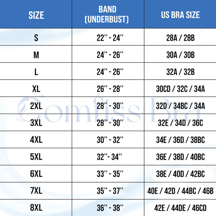 Plus size Comfort Extra-Elastic Breathable Sport Bra (From S to 8XL)