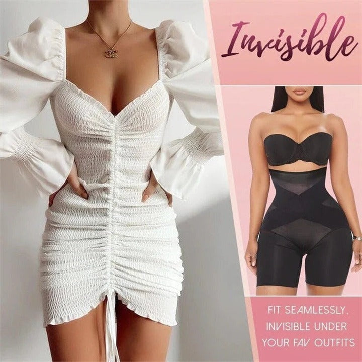 2023 New Cross Compression Abs  Booty High Waisted Shaper