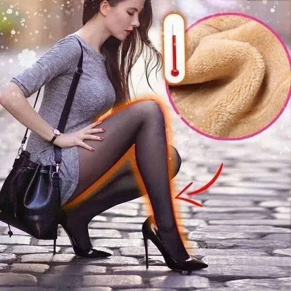 2022 Flawless Legs Fake Translucent Warm Fleece Pantyhose
