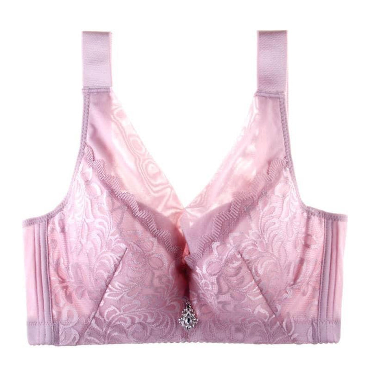 LACE BRA PLUS SIZE FULL CUP SHOULDER BAND ADJUSTABLE