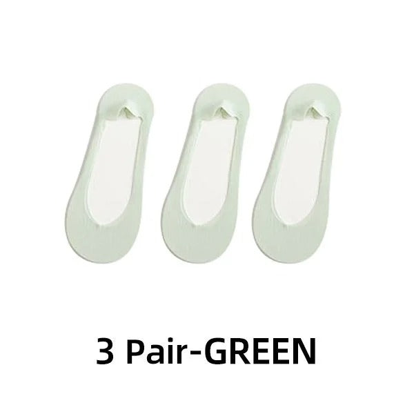 2022 Invisible Non-slip Ice Silk Socks