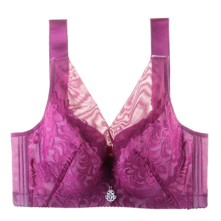 LACE BRA PLUS SIZE FULL CUP SHOULDER BAND ADJUSTABLE