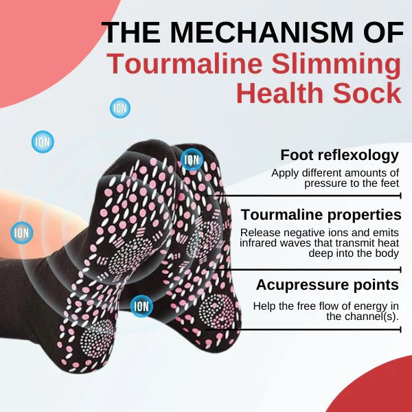 TOURMALINE LYMPHVITY SLIMMING HEALTH SOCK