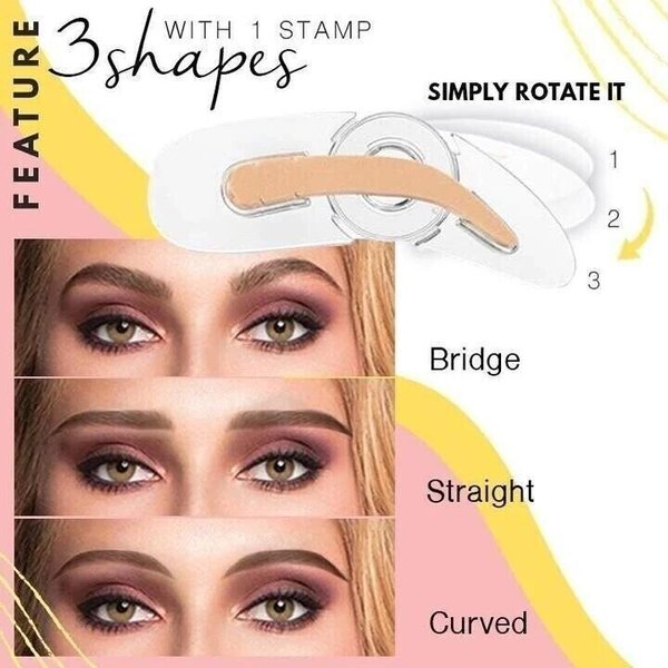 2022 NEW 2 in 1 Double Colors Eyebrow Powder