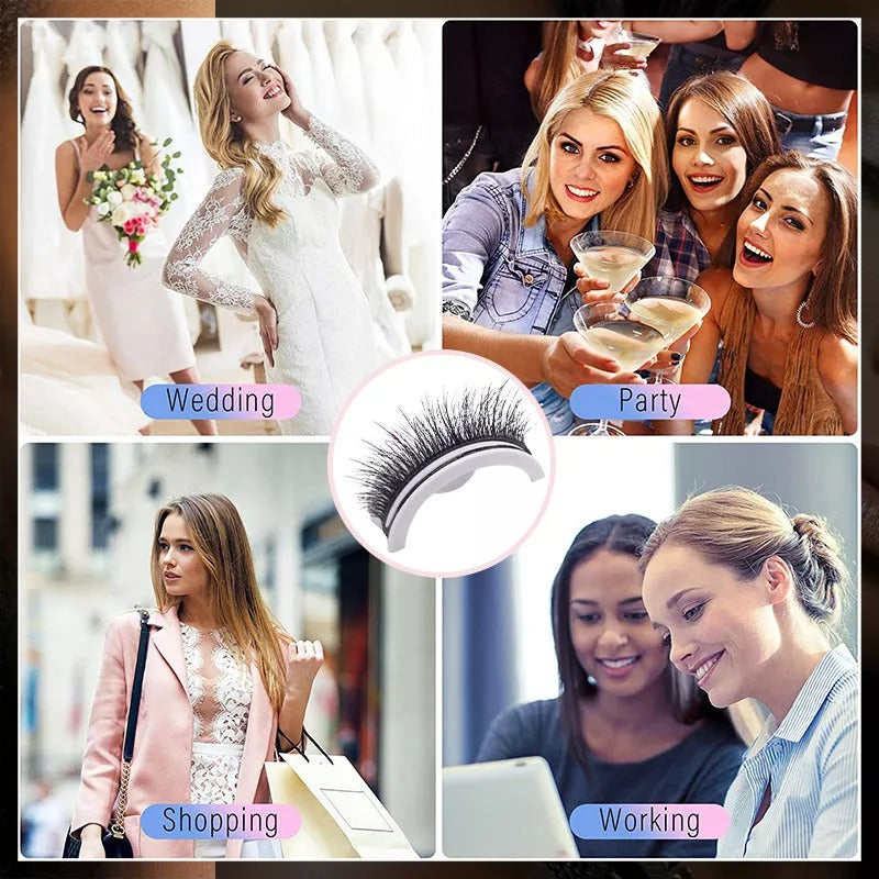 WATERPROOF REUSABLE SELF ADHESIVE EYELASHES