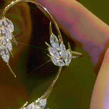 BUTTERFLY TASSEL STYLE ZIRCON EARRINGS  PERFECT GIFT