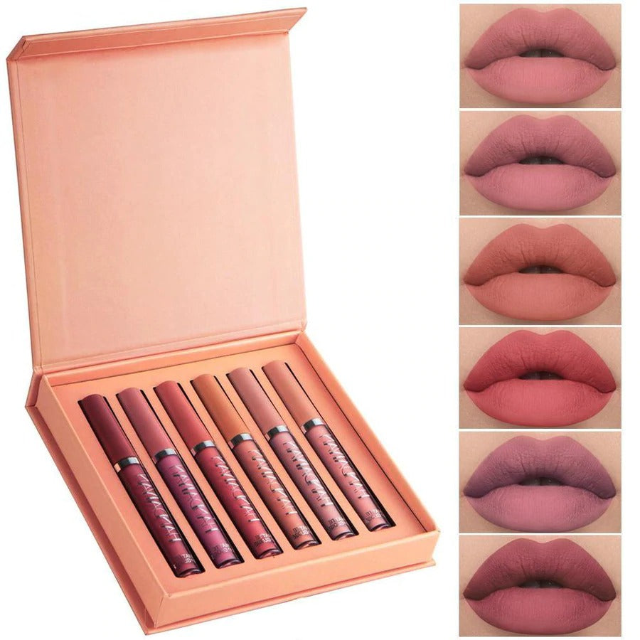 12 Color Cream Texture Lipstick Waterproof